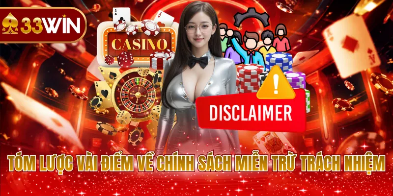 Tóm lược vài điểm về chính sách miễn trừ trách nhiệm